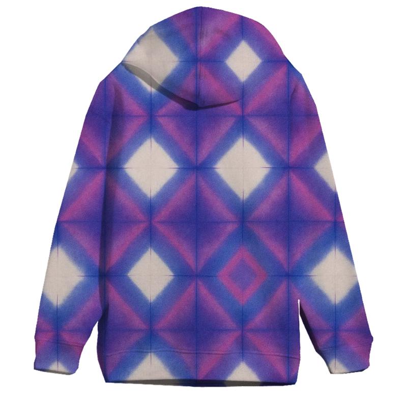Itajime Nebula Clamp Grid designer hoodies