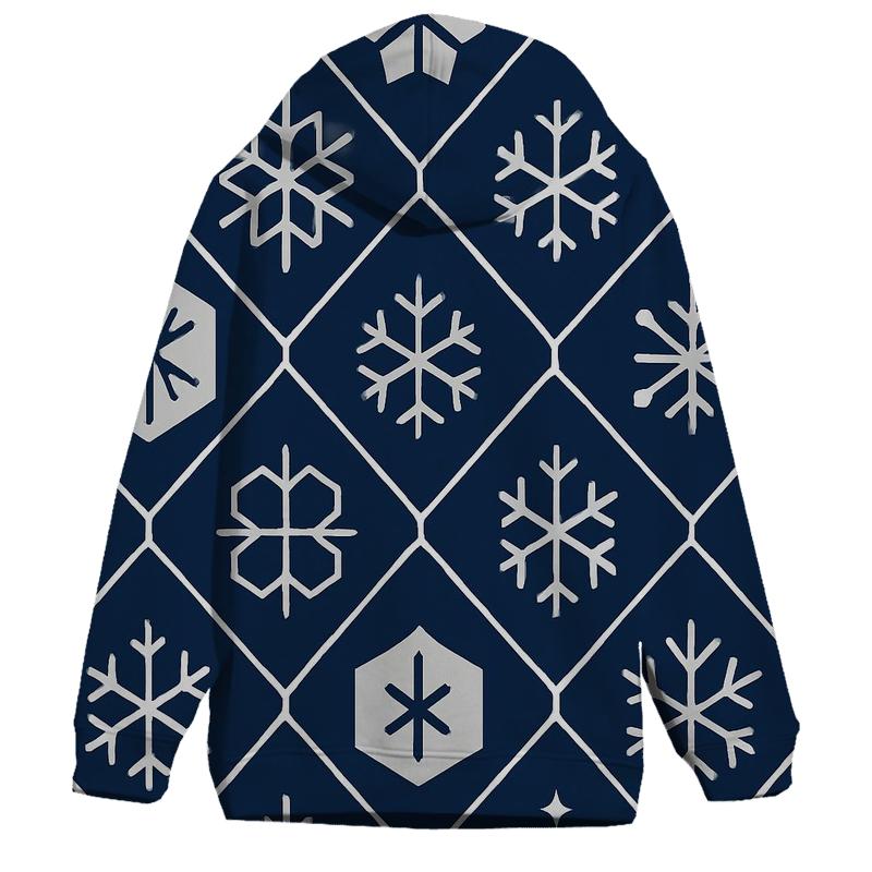 Snowflake Constellation Quilt designer hoodies