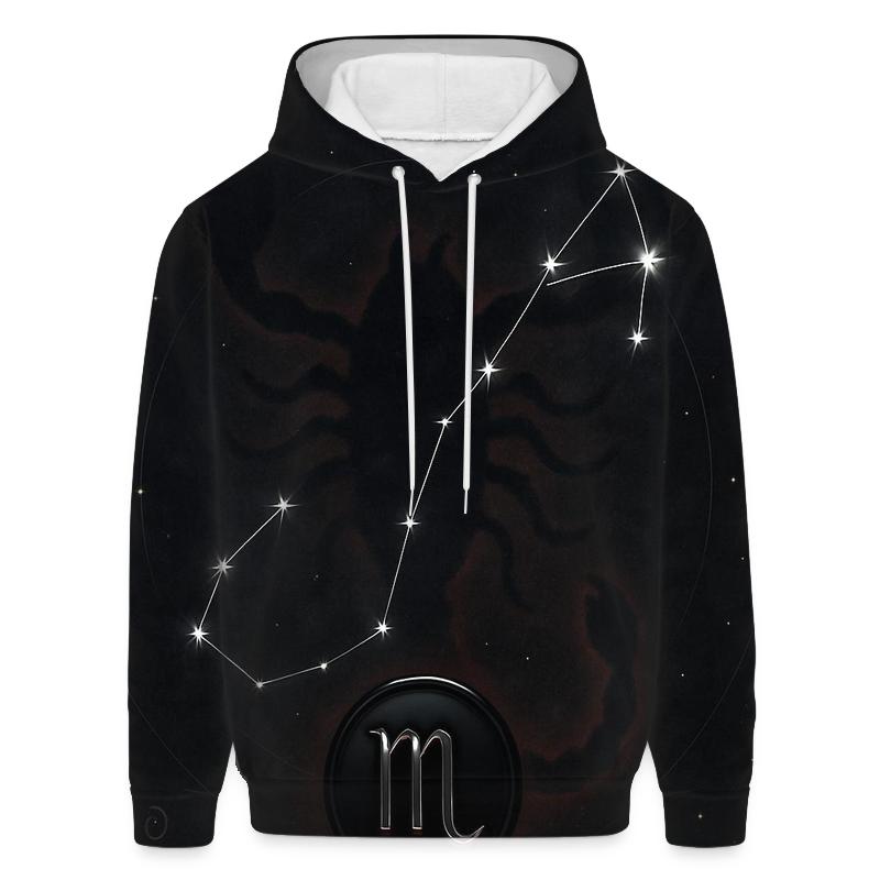 Scorpio Retrograde Shadow Constellation Emblem hoodie styles
