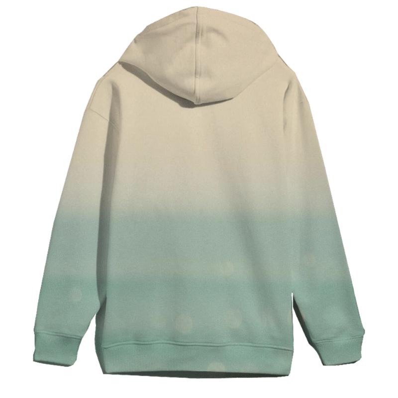 Sea Glass Horizon Fade zip-up hoodies
