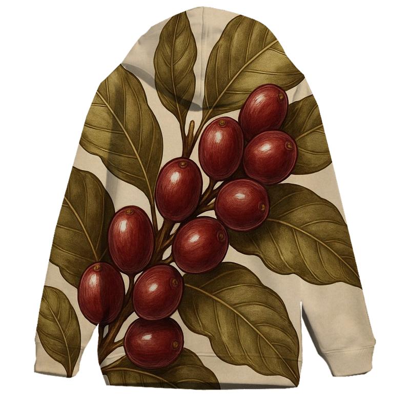 Cherry Branch Glaze printed hoodies