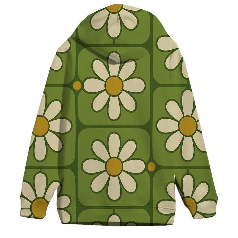 Daisy Tile Kitchen Wallpaper Revival pullover hoodies