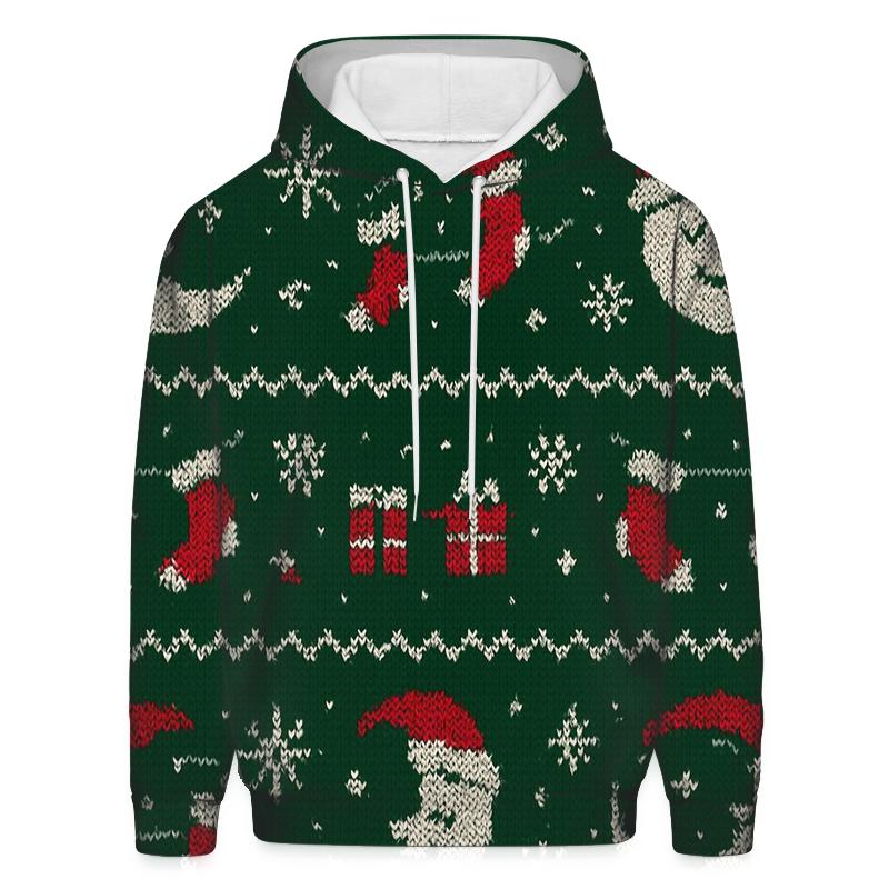 Moon Phase Stocking Garland Pattern hoodie styles