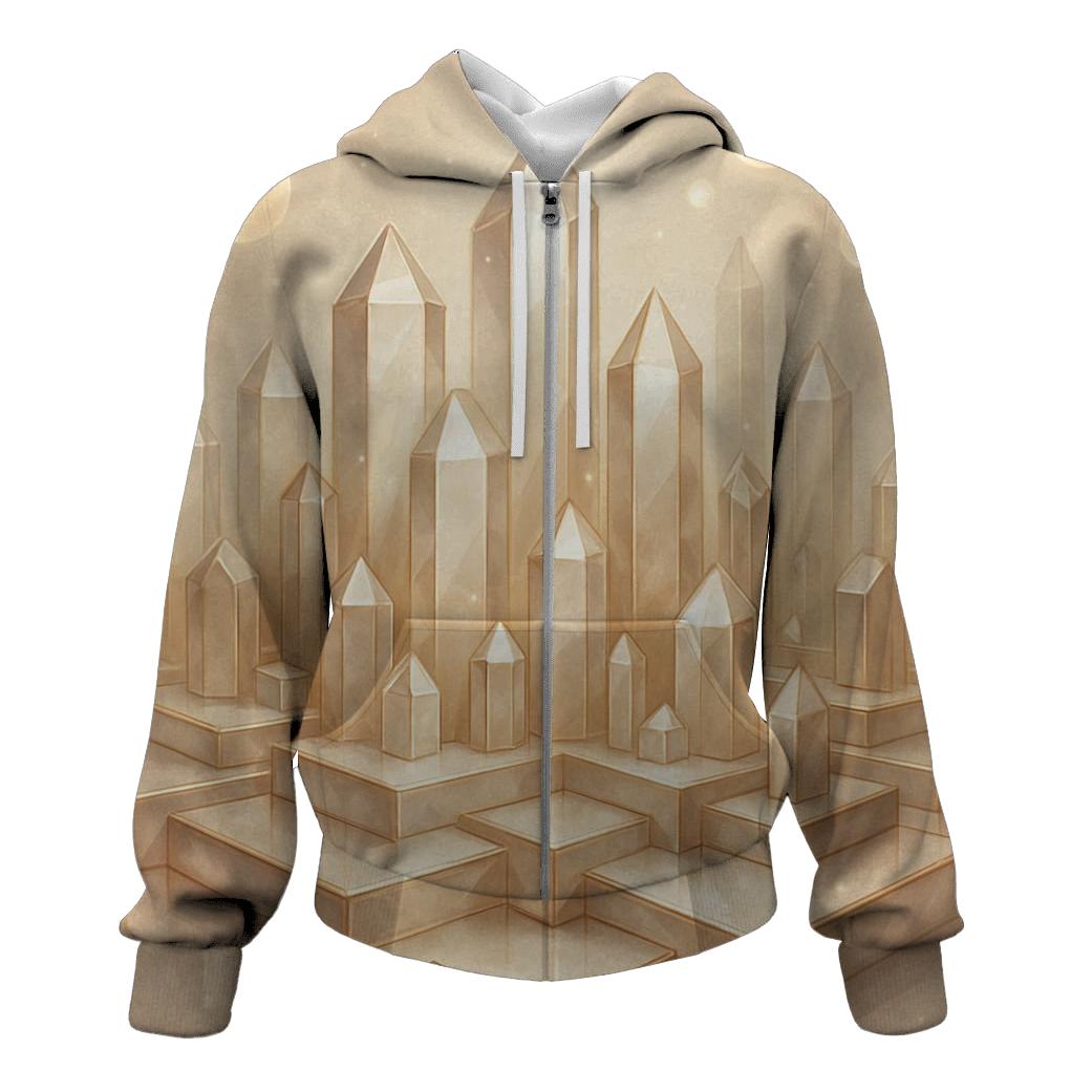 Champagne Crystal Terrace designer hoodies