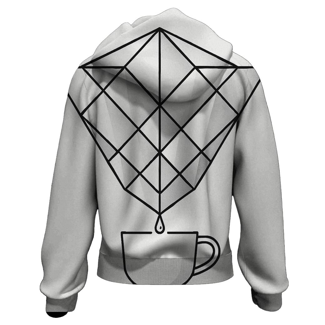Filter Fold Geometry heavyweight hoodies