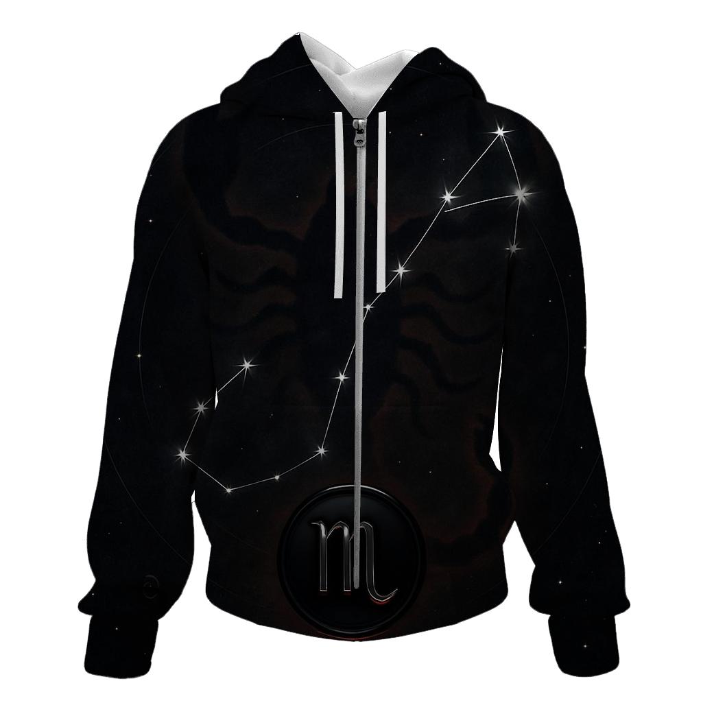 Scorpio Retrograde Shadow Constellation Emblem hoodie trends