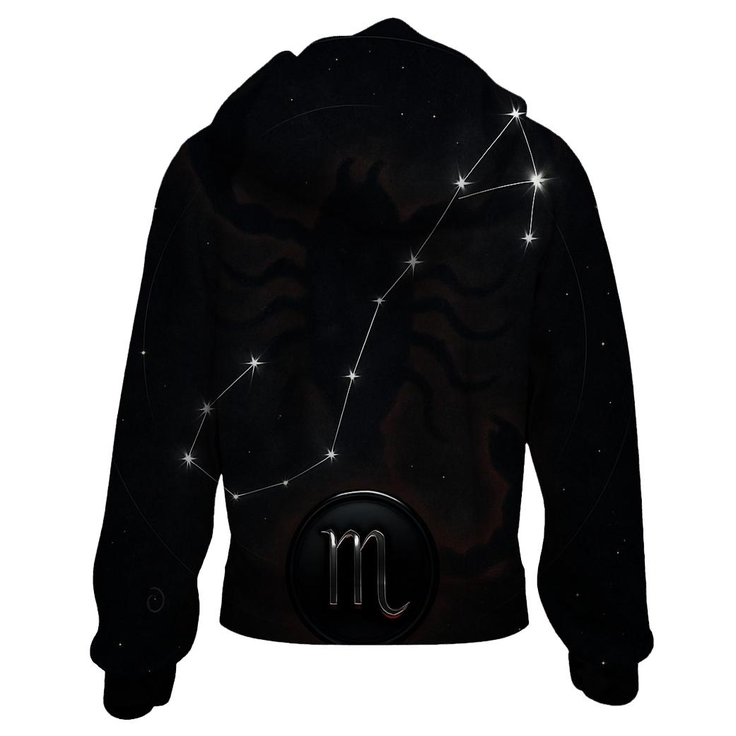 Scorpio Retrograde Shadow Constellation Emblem hoodie trends
