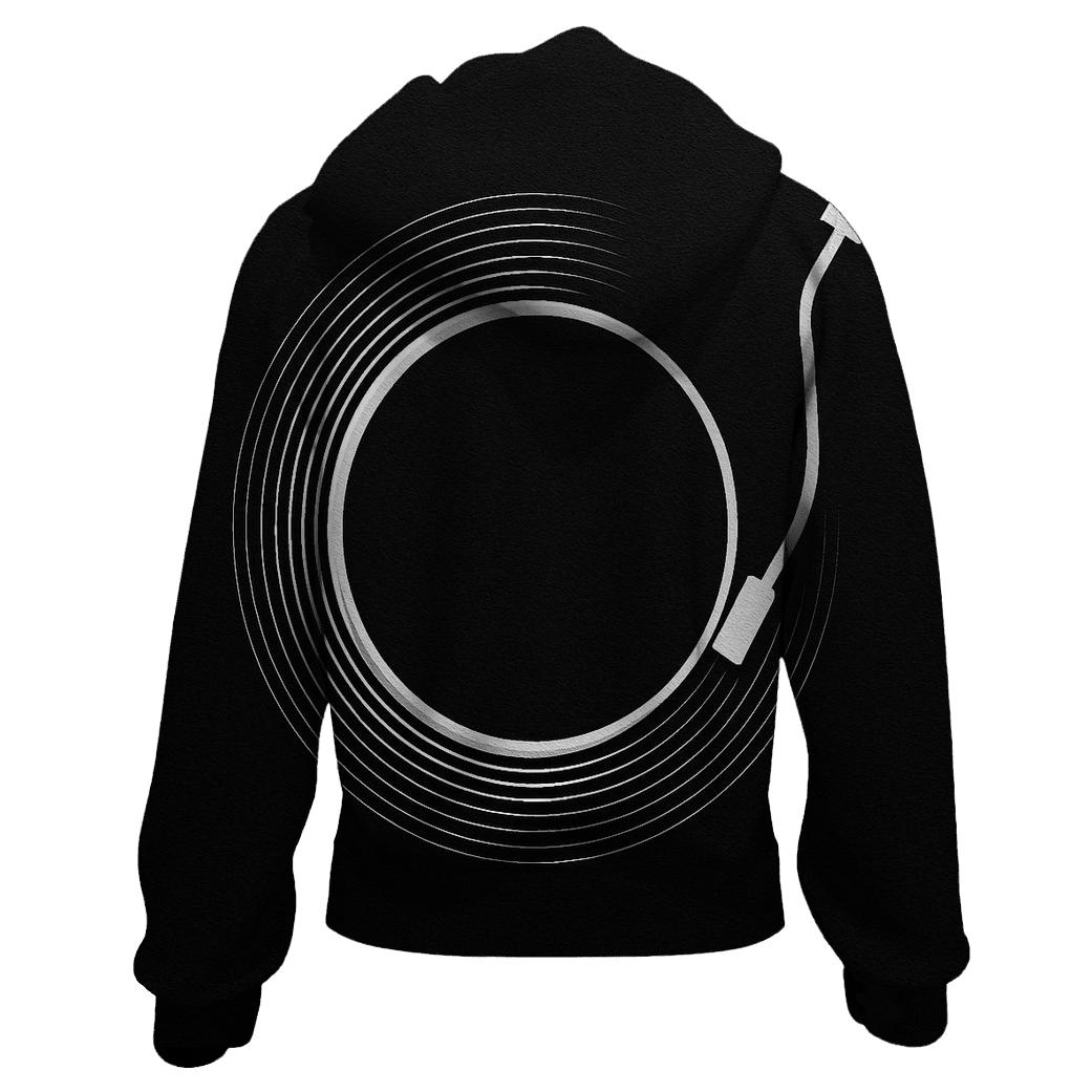 Monochrome Turntable Eclipse hoodie designs