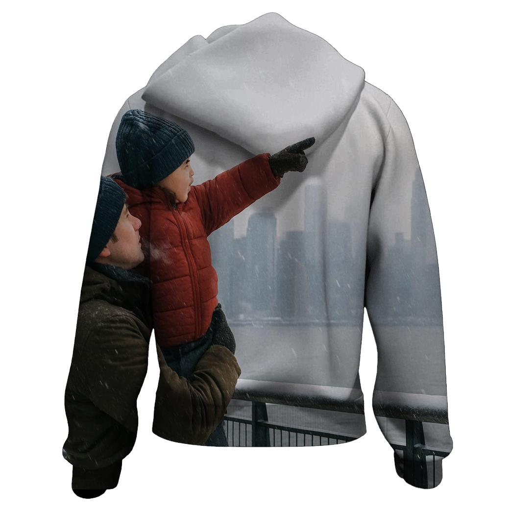 January Snowfall From Riverside Park South Over Hudson hoodies fashion