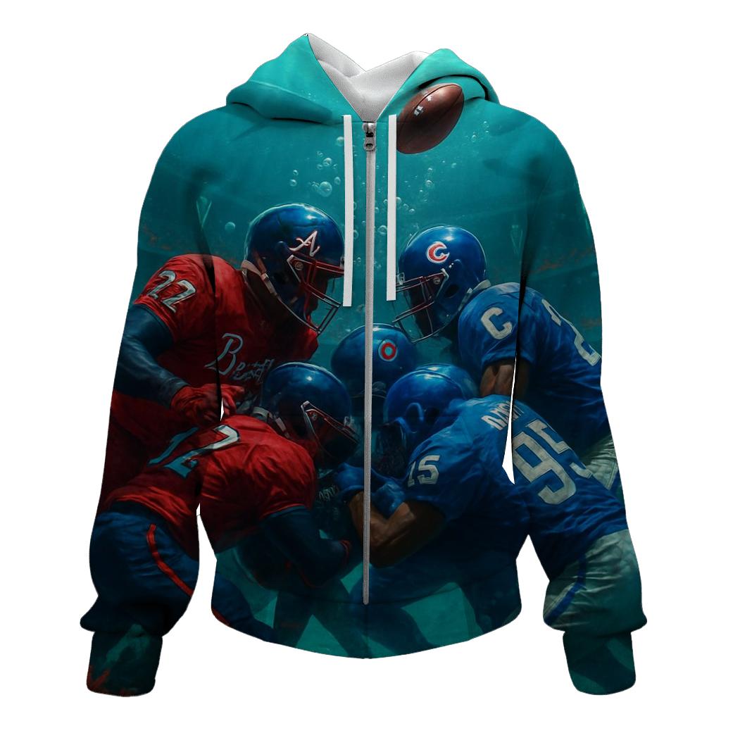 Underwater Bubble Dome Battle Braves Versus Cubs hoodie designs