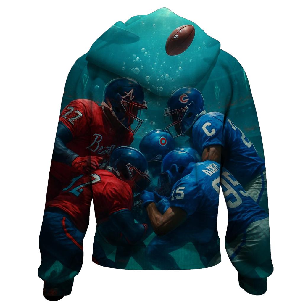 Underwater Bubble Dome Battle Braves Versus Cubs hoodie designs