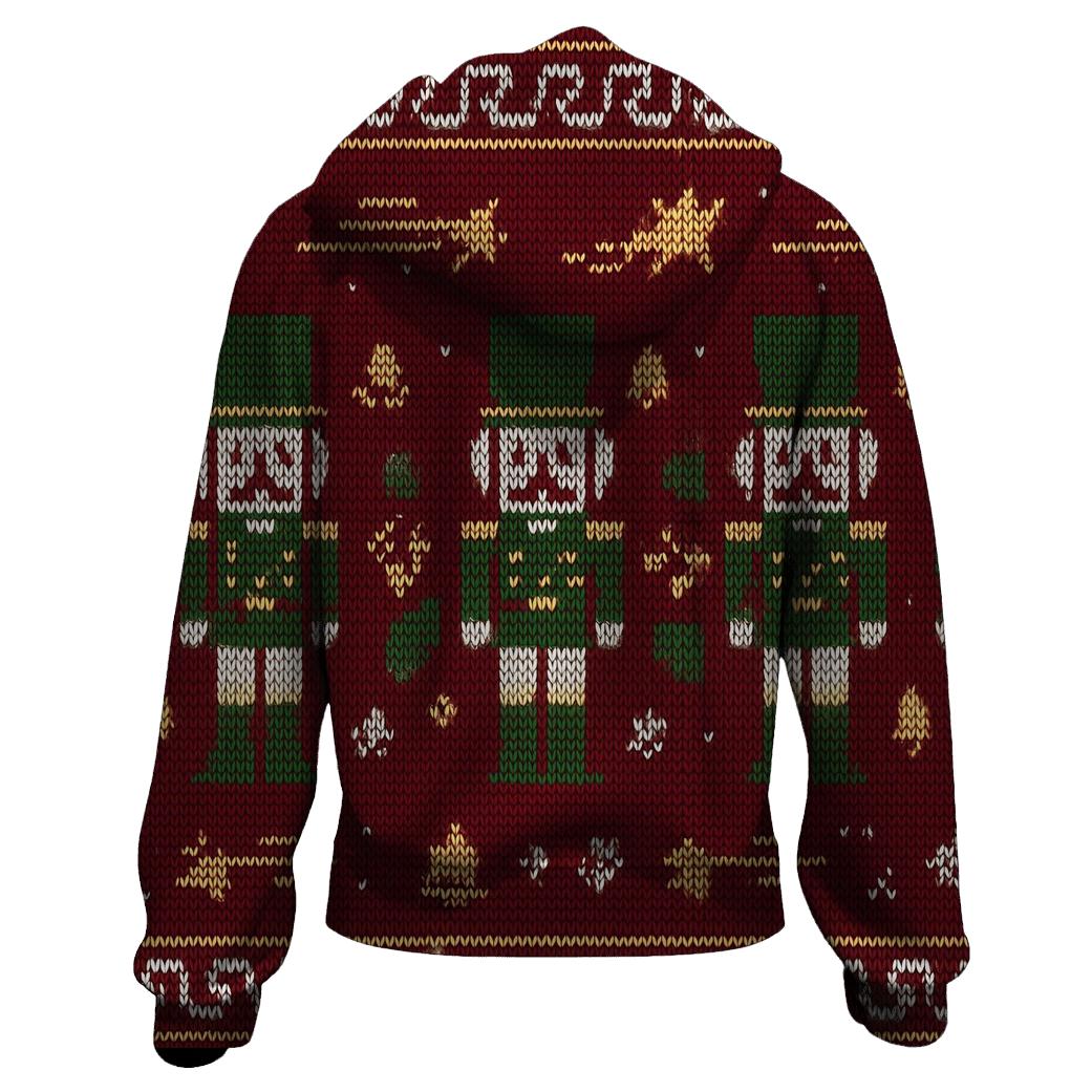 Comet Tail Nutcracker March Pattern heavyweight hoodies