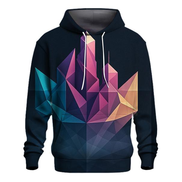 Prismatic Origami City Mirage hoodies fashion