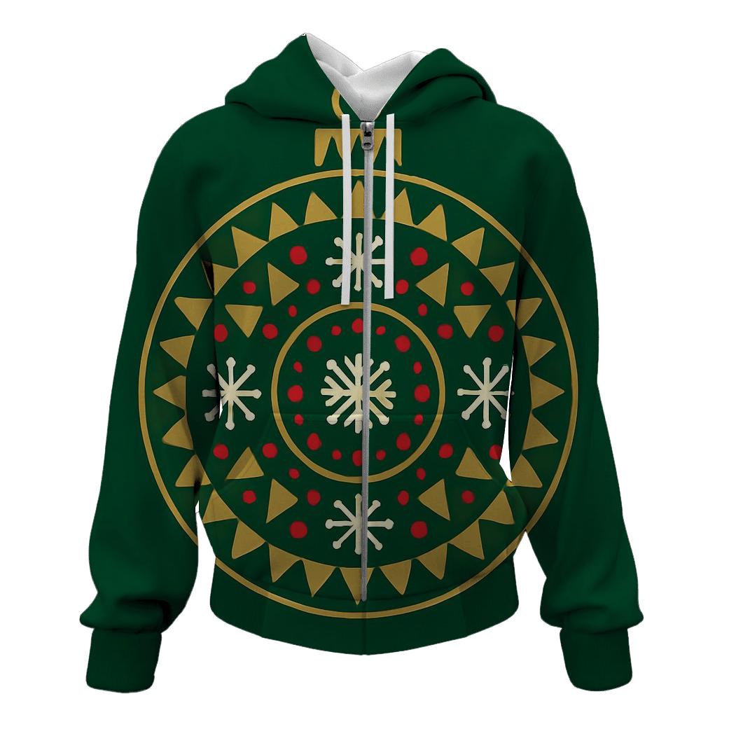 Ornament Mandala Of Polar Stars pullover hoodies