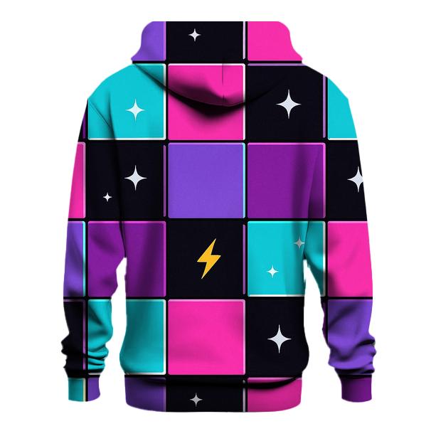 Roller Rink Neon Floor Tiles hoodie designs