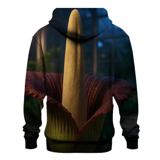 Titan Arum Bloom Night Watch In A Glasshouse zip-up hoodies