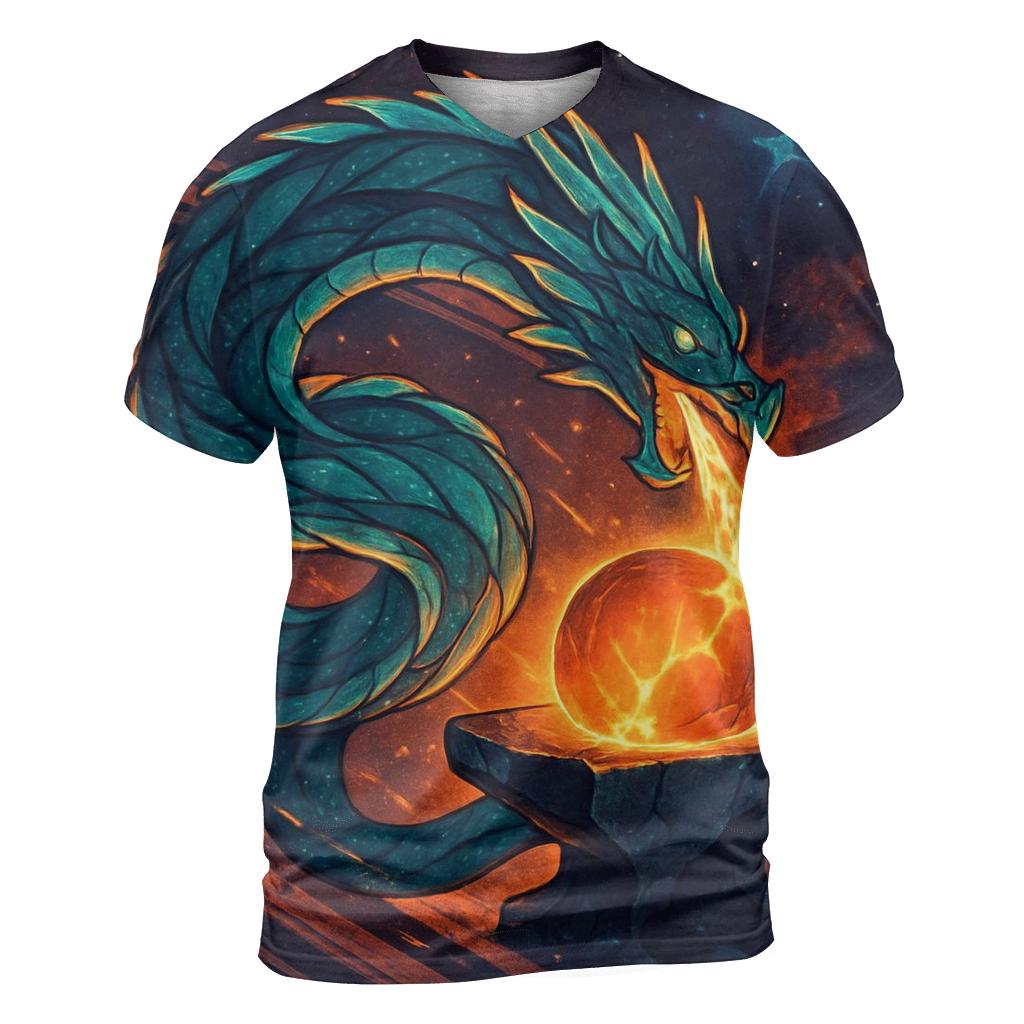 Aurora Forge Of The Star Dragon trendy printed shirt styles