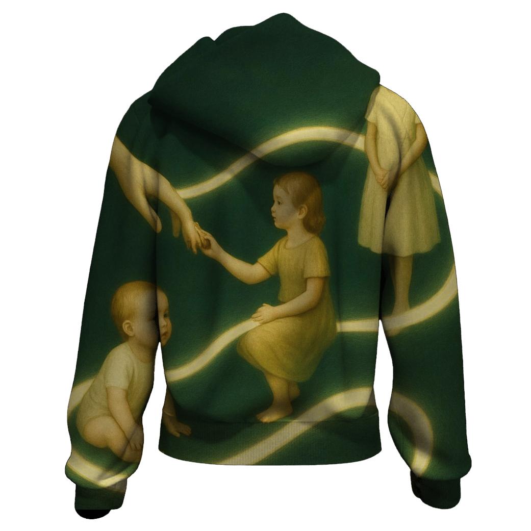 The Name She Whispered A Lifelong Thread Through Every Age zip-up hoodies