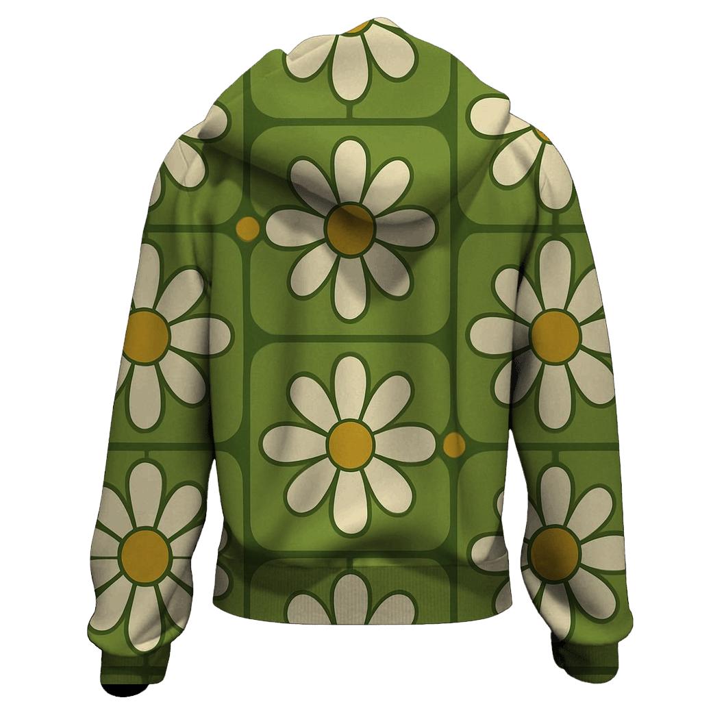 Daisy Tile Kitchen Wallpaper Revival pullover hoodies