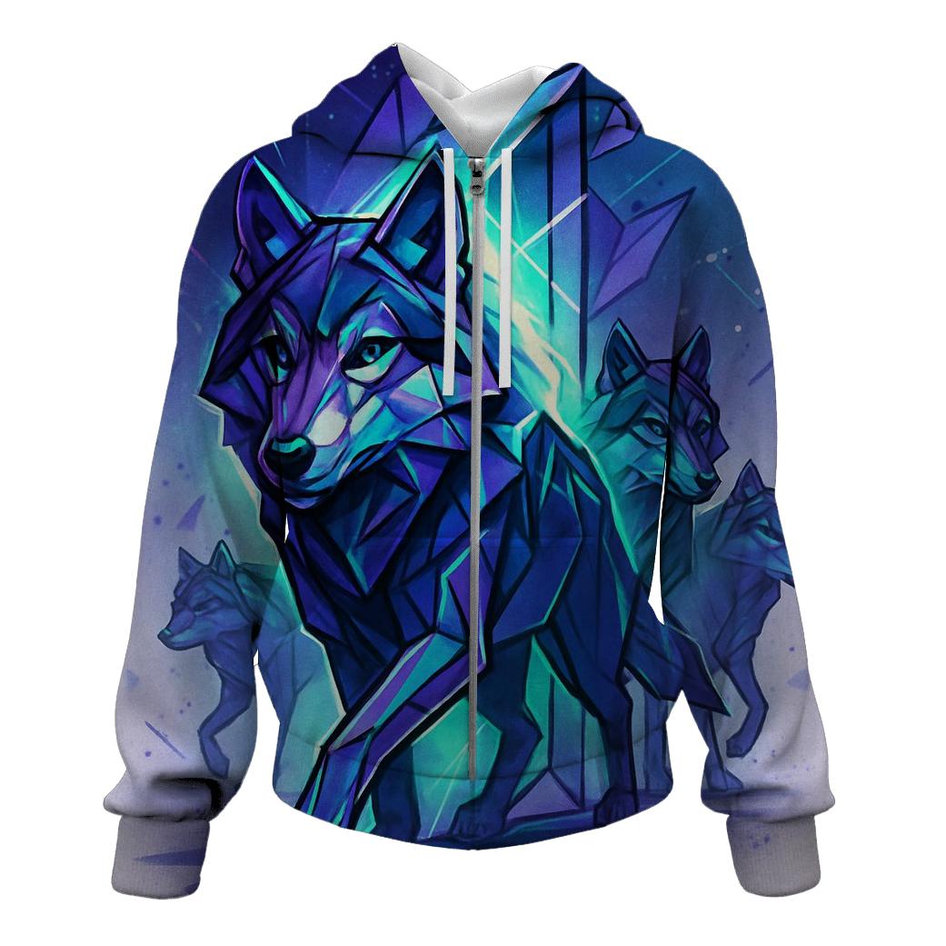 Prism Rift Wolf Pack Crossing hoodies fashion
