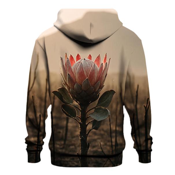 Fynbos Protea After A Coastal Fire heavyweight hoodies
