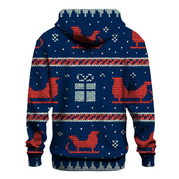 Aurora Sleigh Speedway Pattern designer hoodies