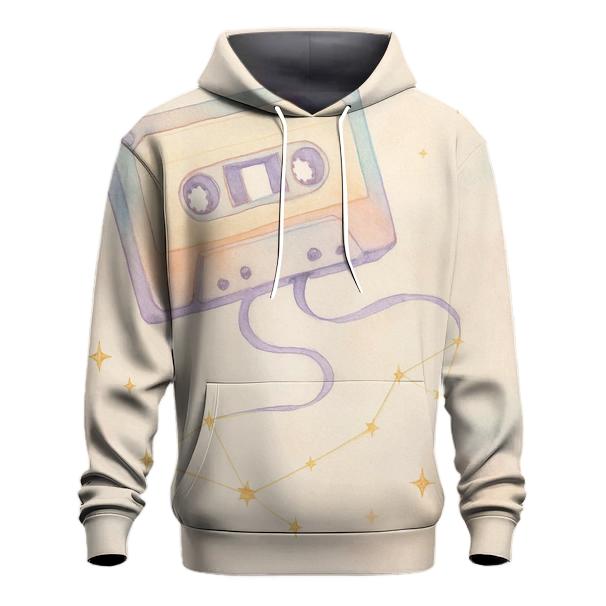 Pastel Cassette Constellation lightweight hoodies