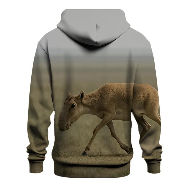 Steppe Mirages Saiga Antelope custom hoodies
