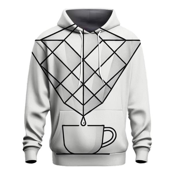 Filter Fold Geometry graphic hoodies