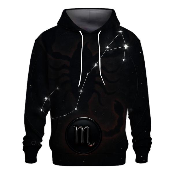 Scorpio Retrograde Shadow Constellation Emblem hoodie designs