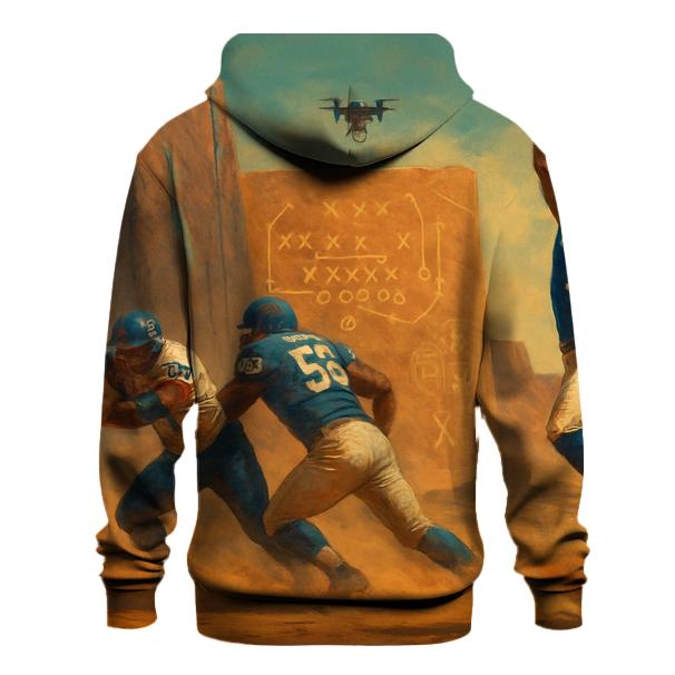 Desert Monolith Showdown Braves Versus Cubs graphic hoodies