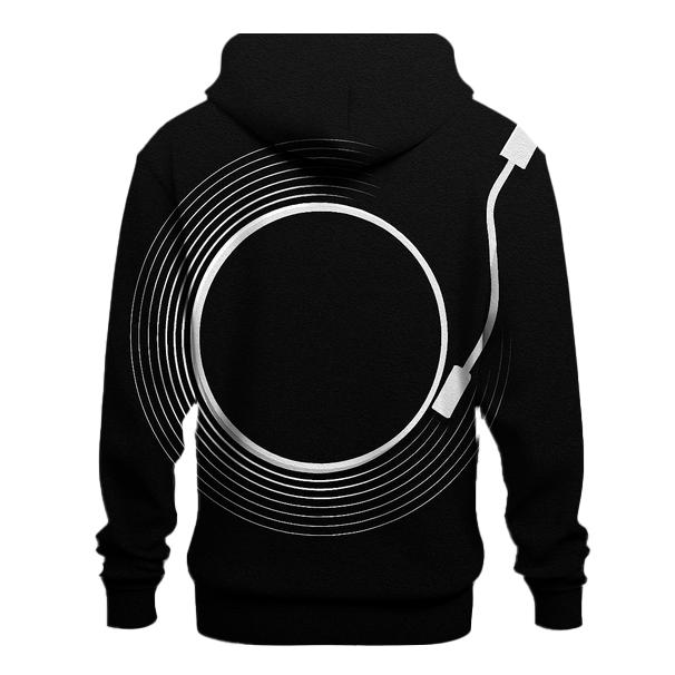Monochrome Turntable Eclipse pullover hoodies