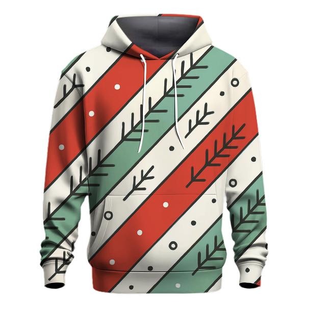 Candy Cane Aurora Stripes hoodies fashion