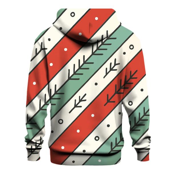 Candy Cane Aurora Stripes hoodies fashion
