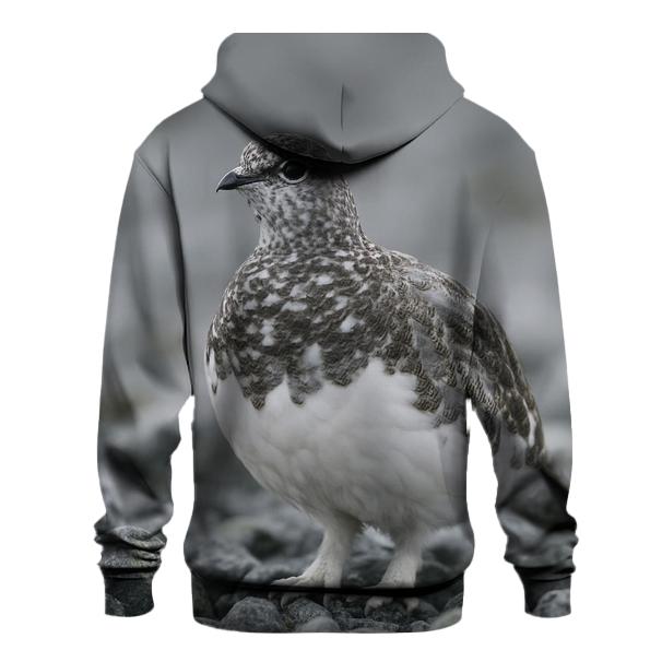 Lichen Stillness Rock Ptarmigan custom hoodies