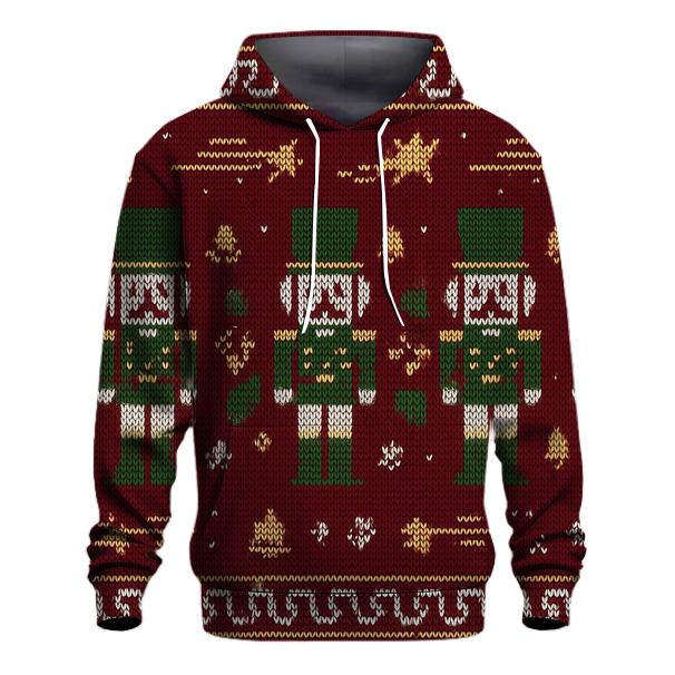 Comet Tail Nutcracker March Pattern heavyweight hoodies