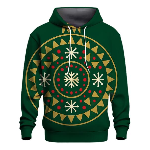 Ornament Mandala Of Polar Stars heavyweight hoodies