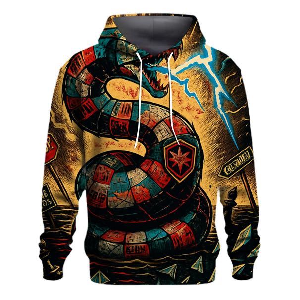 Thunder Quilt Leviathan graphic hoodies