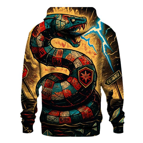Thunder Quilt Leviathan graphic hoodies