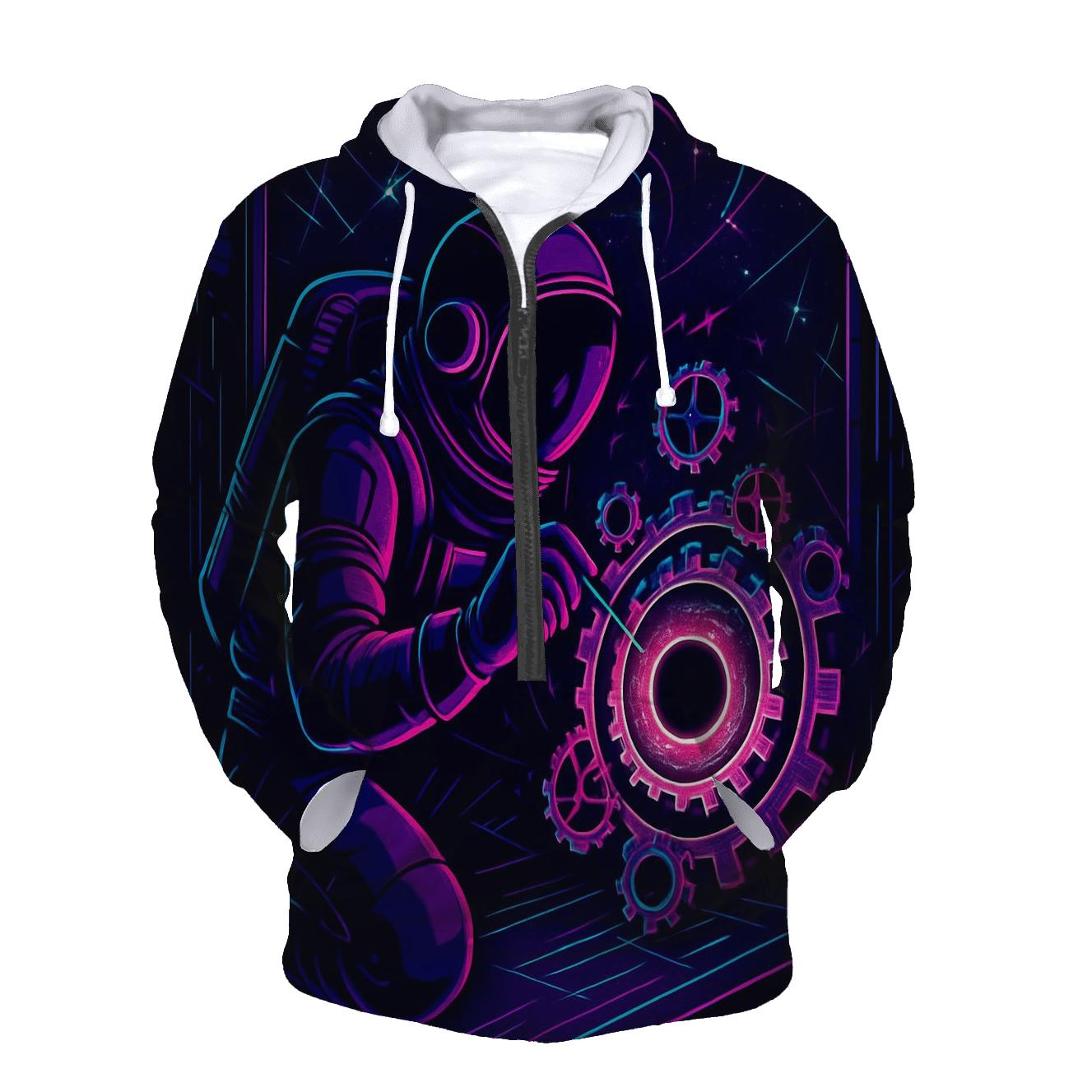 The Clockmaker Of Event Horizon Alley premium hoodies