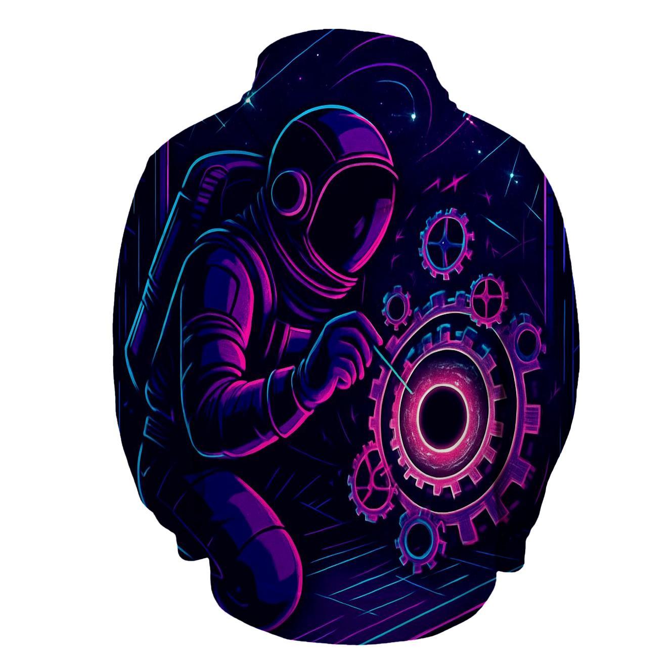 The Clockmaker Of Event Horizon Alley premium hoodies