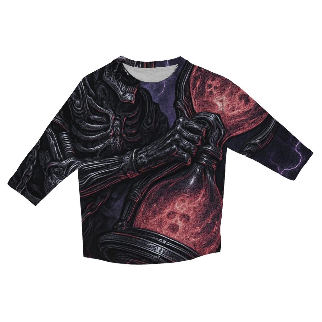 The Hourglass Crypt Engine cotton quarter sleeve shirts