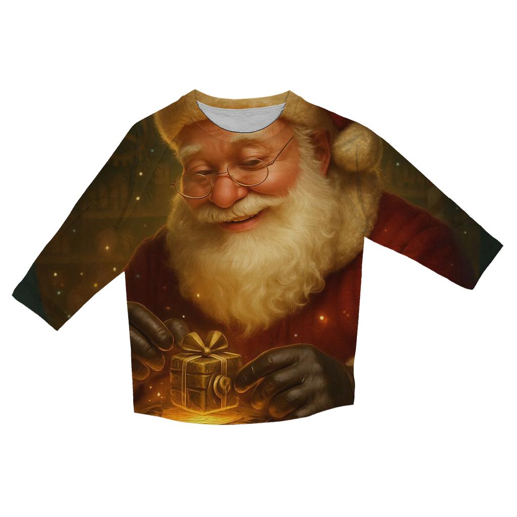 North Pole Clockwork Gift Forge designer 3/4 sleeve blouses