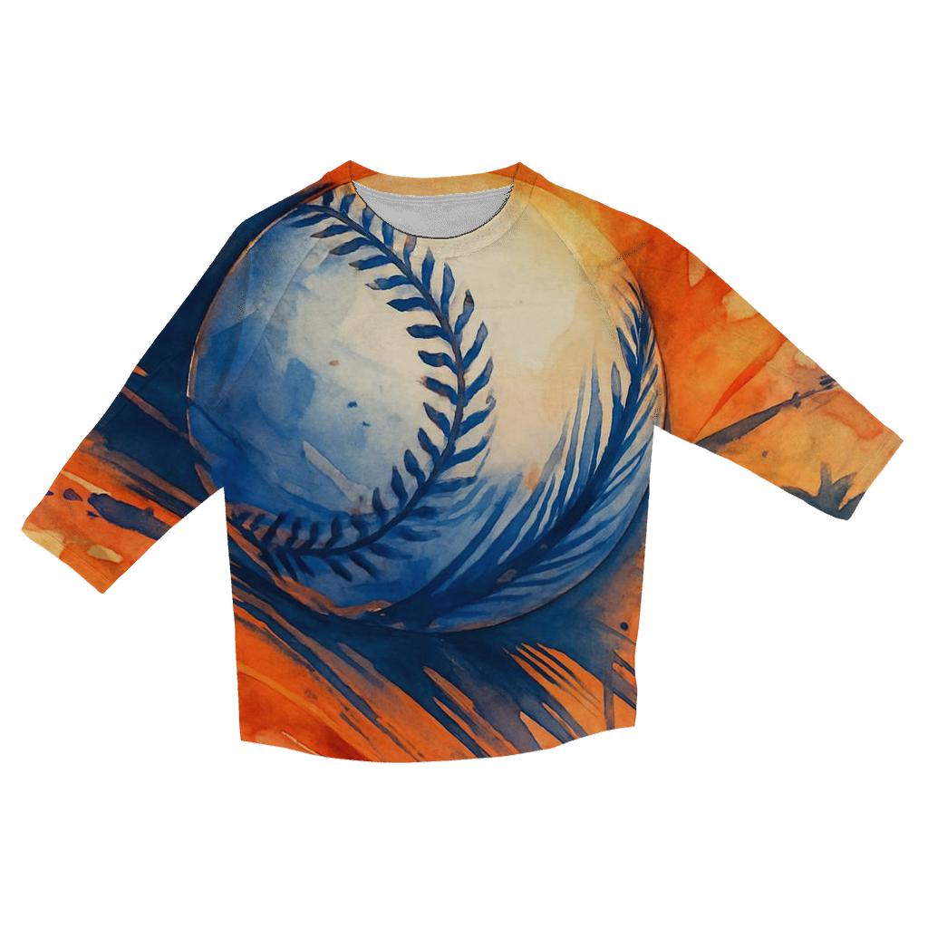Sunset Heat Rally Burst custom 3/4 sleeve shirts