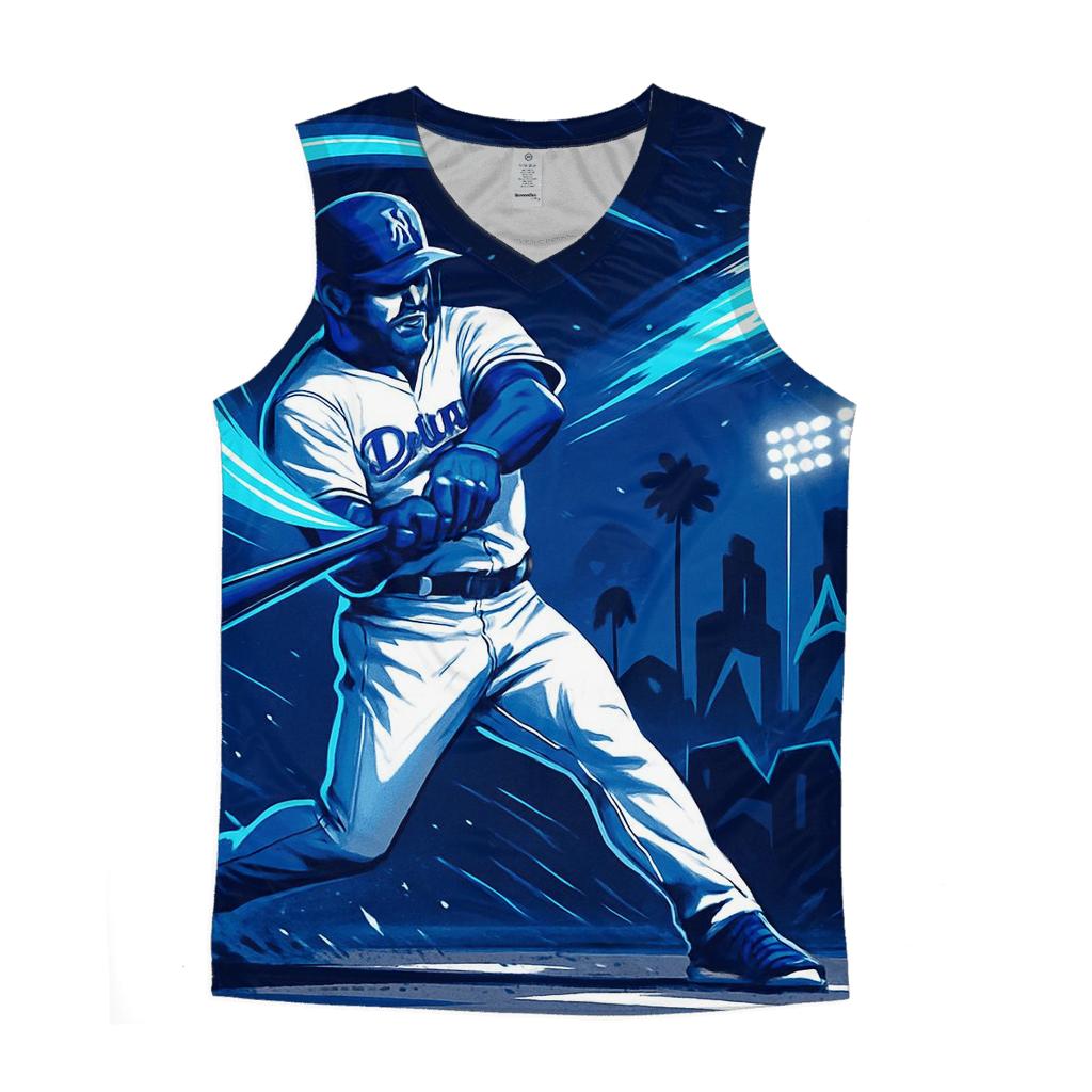 Electric Basepath Comet cotton sleeveless tops