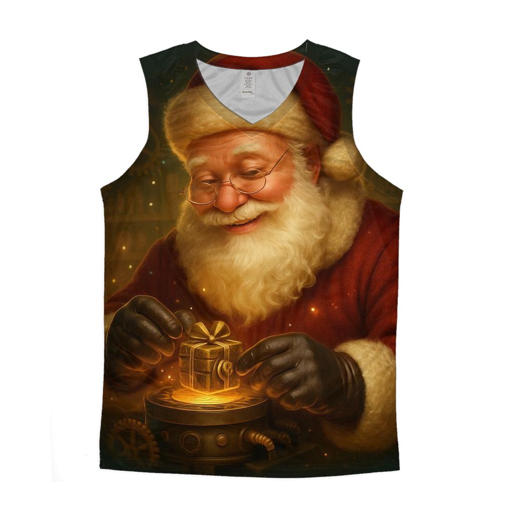 North Pole Clockwork Gift Forge custom tank tops