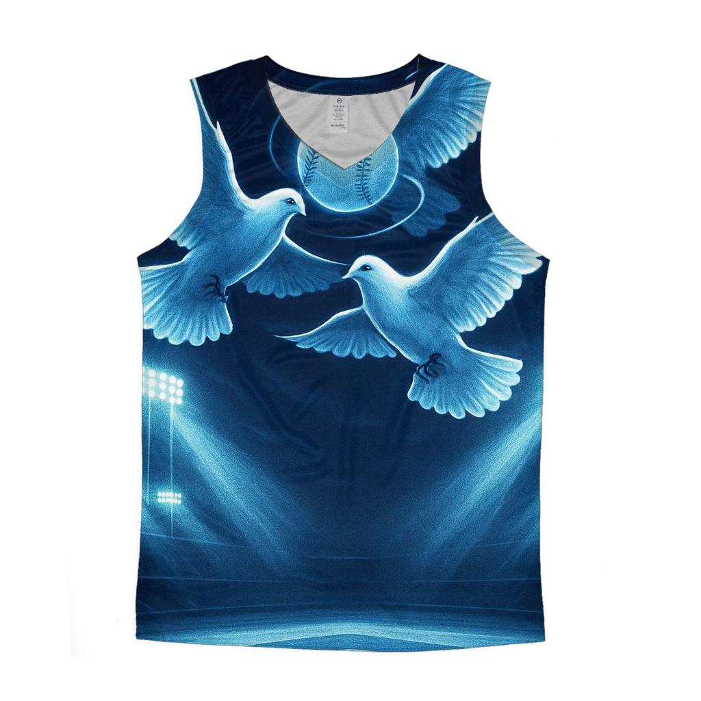Floodlight Guardians Over The Diamond stylish racerback tanks