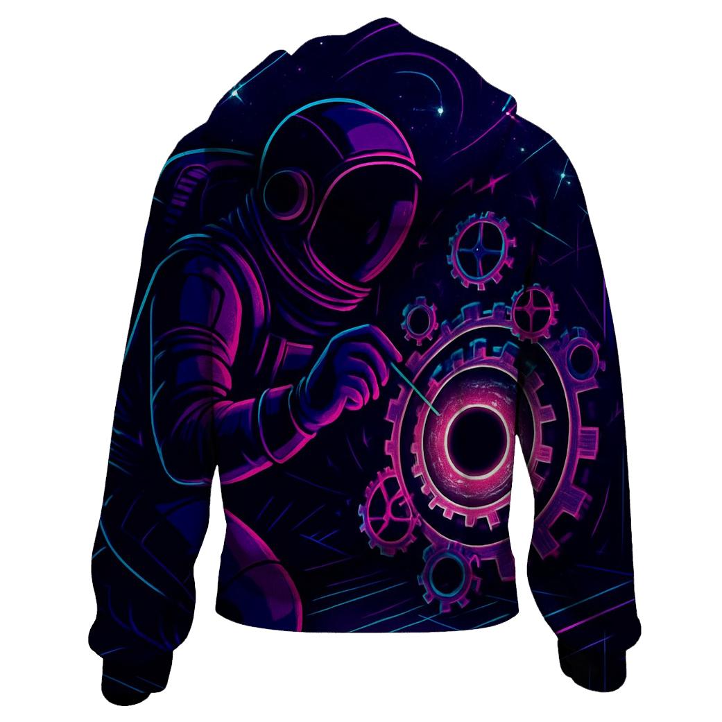 The Clockmaker Of Event Horizon Alley heavyweight hoodies