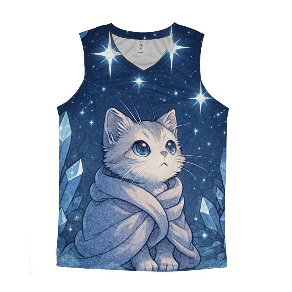 Crystal Cave Stargazer Kitten stylish racerback tanks