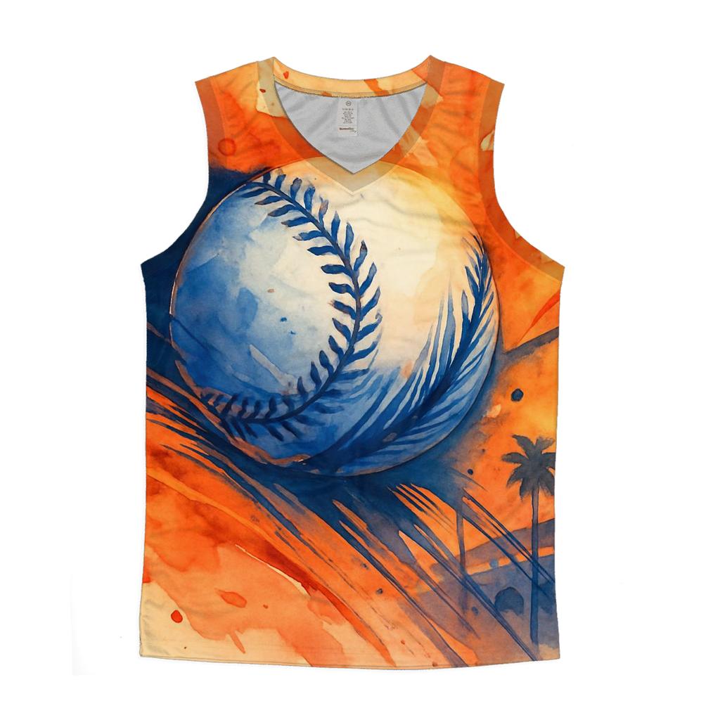 Sunset Heat Rally Burst custom tank tops
